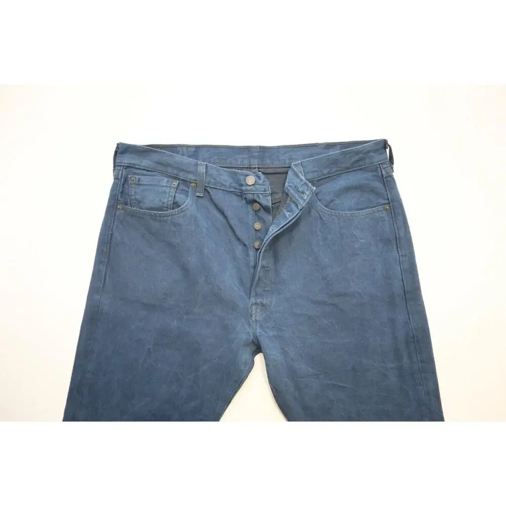 Vintage‎ Levis 501 Double XX Straight Blue Button Fly Jeans Mens Sz 40 x 30